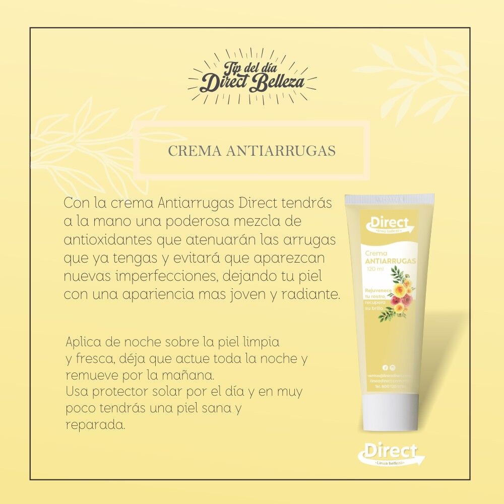 PUBLICIDAD ANTIARRUGAS chica