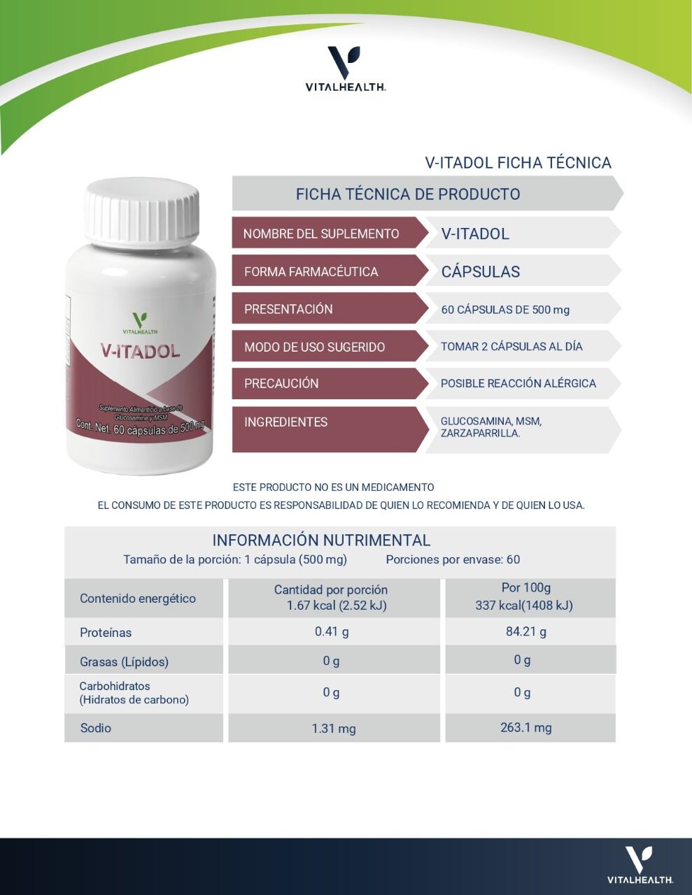 VITADOL FICHA TECNICA