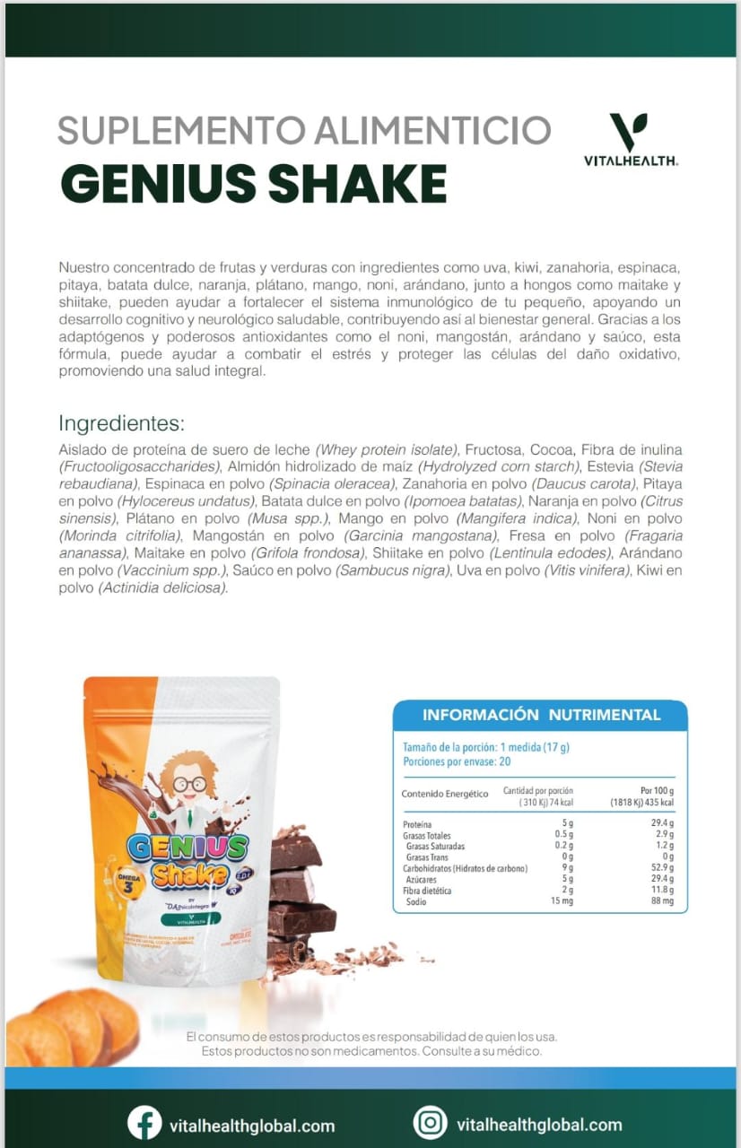 Ficha Genius Shake